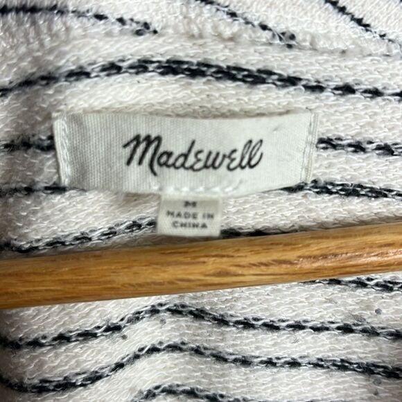 Madewell striped lace up sweater - Picture 3 of 4